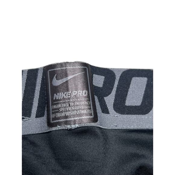 Nike Pro Tights Mens size medium black Dri Fit Training Compression Pants Base - Picture 6 of 8